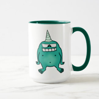 Toothy Little Monster with a Big Horn Mug