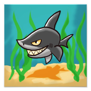 Toothy Shark Photo Print