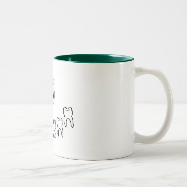 Toothy Smile Two-Tone Coffee Mug (Right)