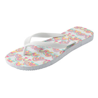 Tootsie Fruity Rainbow Flip Flops