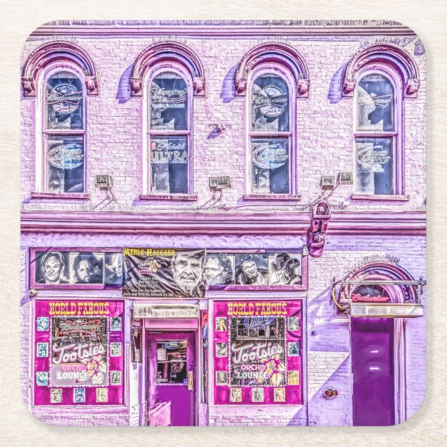 Tootsie's Orchid Lounge Coasters (Front)