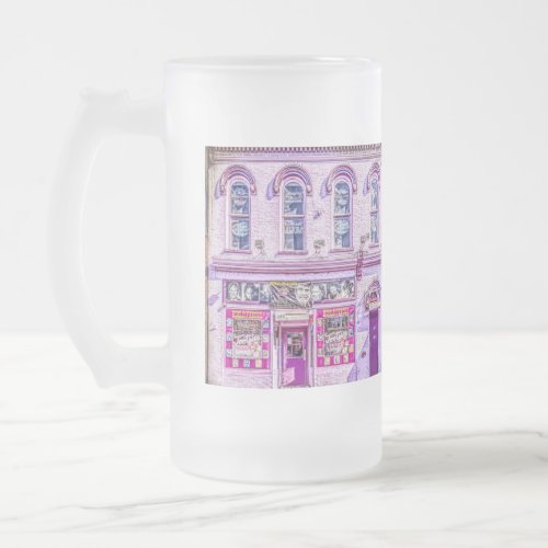 Tootsies Orchid Lounge Frosted Glass Frosted Glass Beer Mug