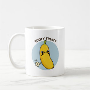 Tooty Fruity Funny Banana Fruit Pun Coffee Mug