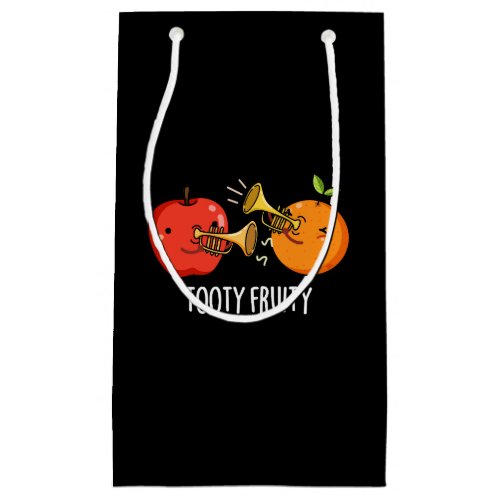 Tooty Fruity Funny Fruit Musician Pun Dark BG Small Gift Bag