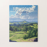 Toowoomba Australia Travel Art Vintage Jigsaw Puzzle<br><div class="desc">Toowoomba retro vector travel design. Toowoomba is a city in the Darling Downs region of southern Queensland,  Australia.</div>