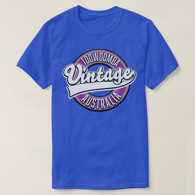 Toowoomba australia vintage style T-Shirt (Design Front)