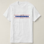 [ Thumbnail: Toowoomba - My Home - Australia; Red & Pink Hearts T-Shirt ]