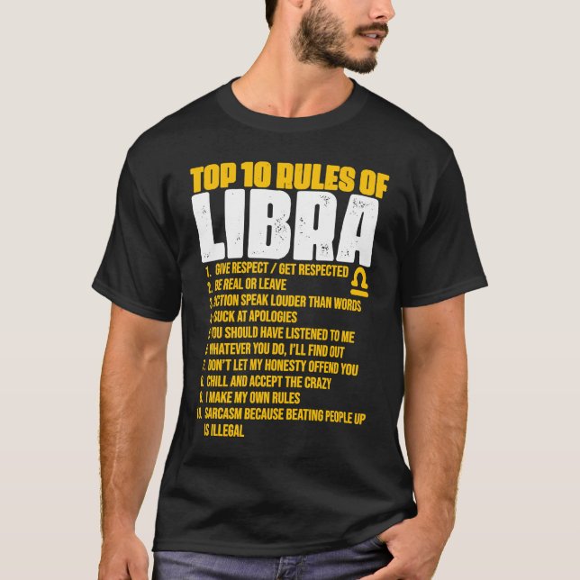 Top 10 Rules Libra Horoscope Birthday  1 (Front)