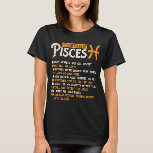 Top 10 Rules Of Pisces 2Horoscope Zodiac Sign Astr
