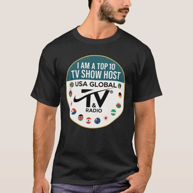 Top 10V Show Host USA GlobalV Radio funny (Front)