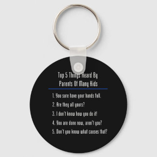 Top 5 Things Heard Keychain