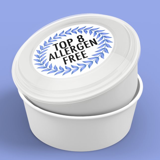 Top 8 Allergen Free Food Label (Creator Uploaded)