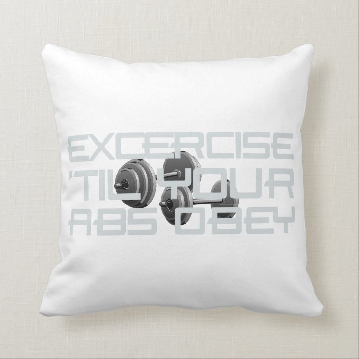 TOP Abs Obey Pillow