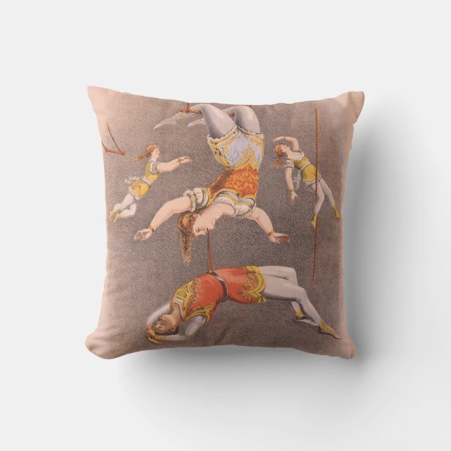 TOP Acrobat in the House Throw Pillow (Front)