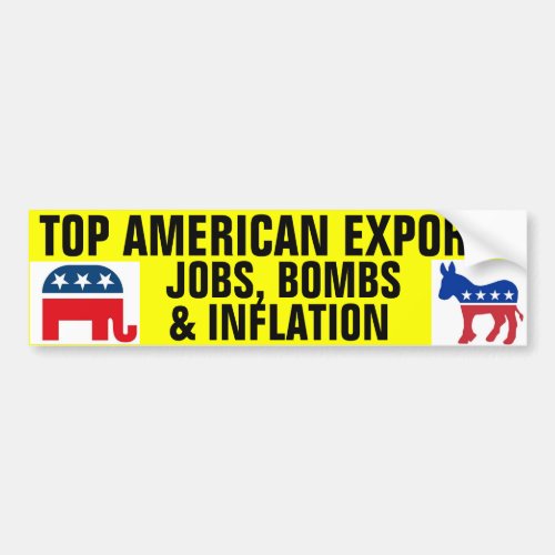 Top American Exports Bumper Sticker