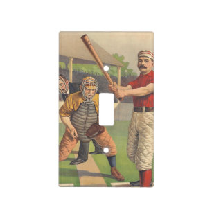 TOP America's Pastime Light Switch Cover