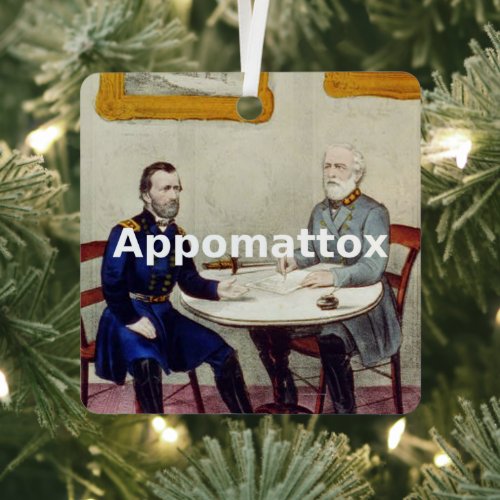 TOP Appomattox Metal Ornament