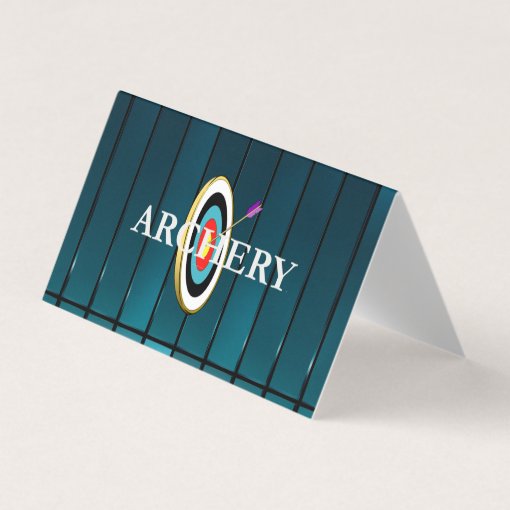 TOP Archery Business Card Zazzle