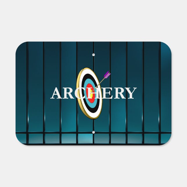 TOP Archery Metal Parking Sign (Front)