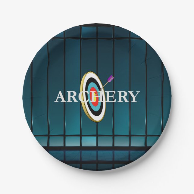 TOP Archery Paper Plates (Front)
