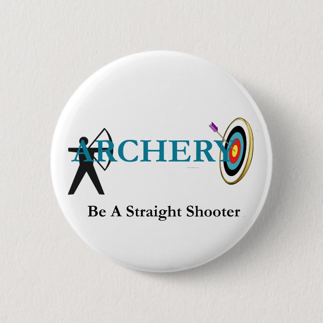 TOP Archery Pinback Button (Front)
