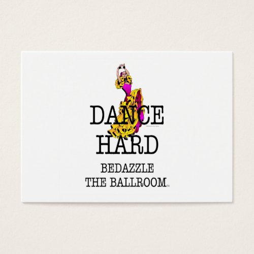 TOP Ballroom Dazzle Business Card Template