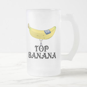 Top Banana - Customized Frosted Glass Beer Mug