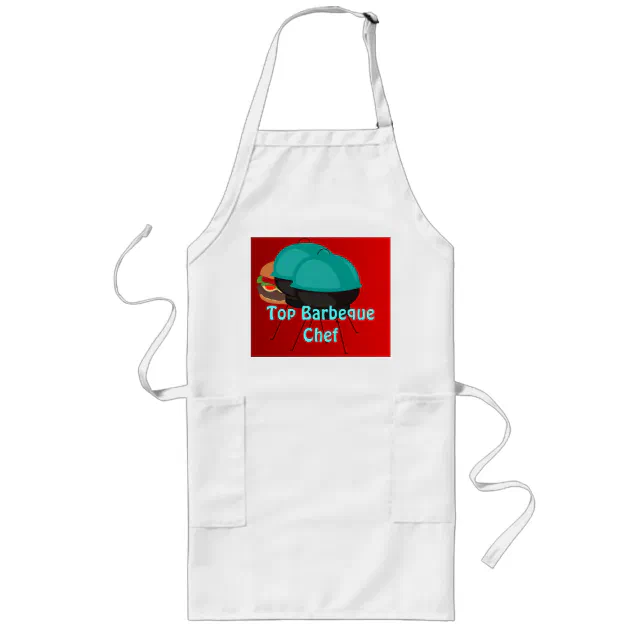 Funny White Apron I'm the Boss Novelty Kitchen Aprons 