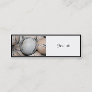 Top Baseball Mini Business Card