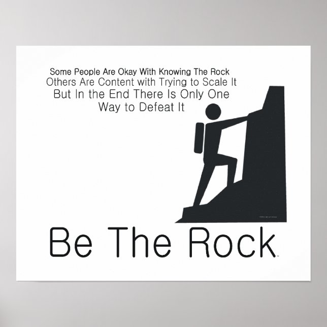 TOP Be The Rock Poster (Front)