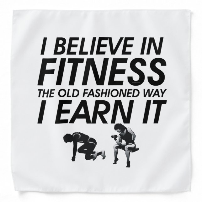 TOP Believe in Fitness Bandana (Front)