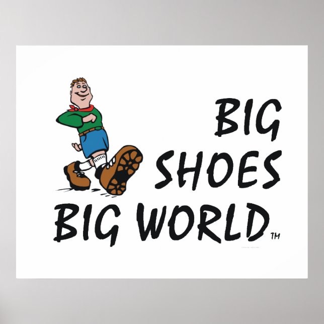TOP Big Shoes Big World Poster (Front)