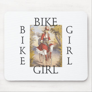 TOP Bike Girl Mouse Pad