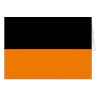 top black bottom orange DIY custom background Cards