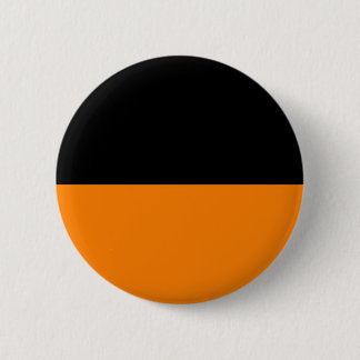 top black bottom orange DIY custom background Pinback Button