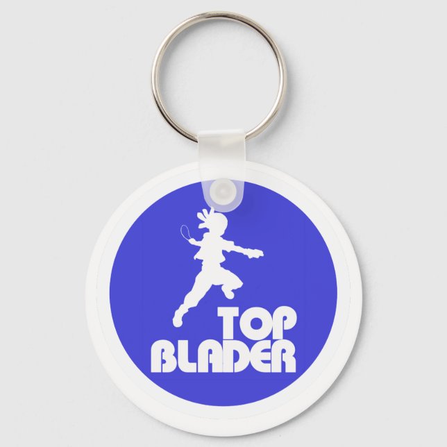 Top Blader Tag! Keychain (Front)
