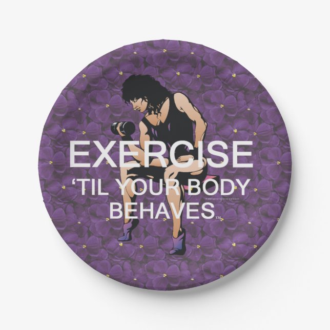 TOP Body Behaves Paper Plates (Front)