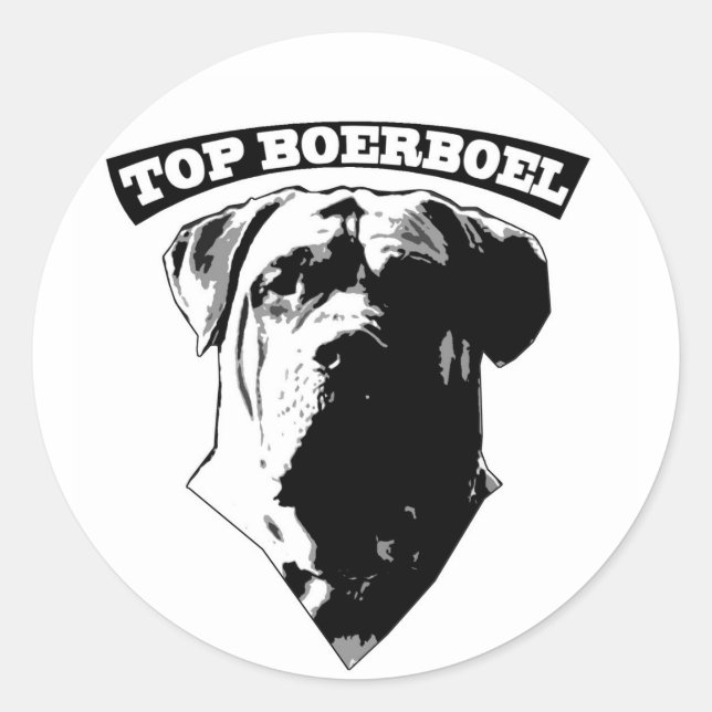 Top Boerboel Sticker (Front)