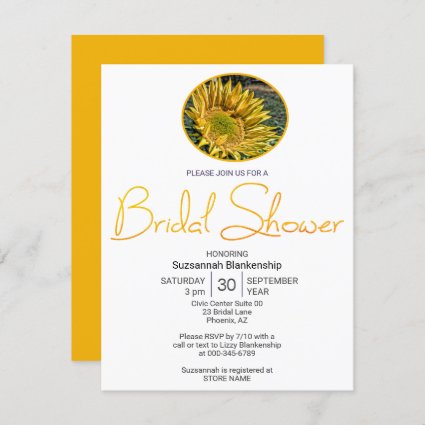 Top Border Sunflower Photograph  Template