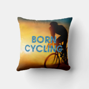 TOP Born Cycling Throw Pillow