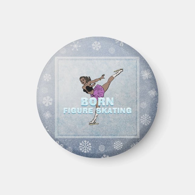 TOP Born Figure Skating Magnet (Front)