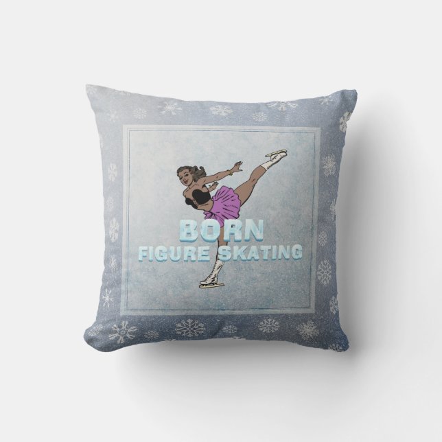 TOP Born Figure Skating Throw Pillow (Front)