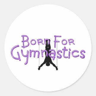 TOP Born for Gymnastics Classic Round Sticker