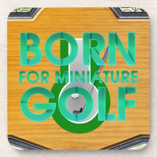 TOP Born for Miniature Golf Beverage Coaster