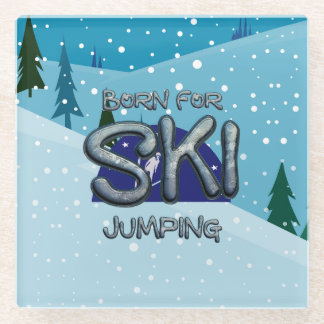 TOP Born for Ski Jumping Glass Coaster