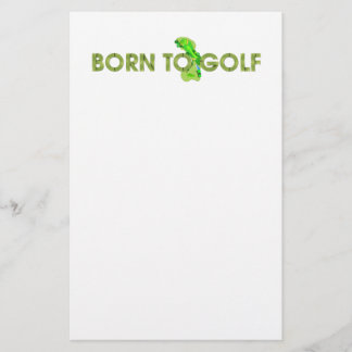 TOP Born to Golf Stationery