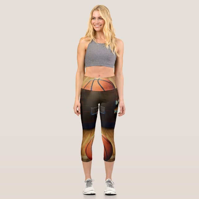 TOP Born to Hoop Capri Leggings (Front)