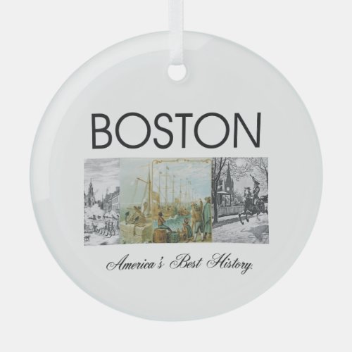 TOP Boston Glass Ornament