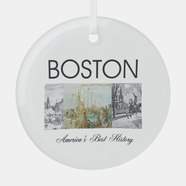 TOP Boston Glass Ornament (Front)