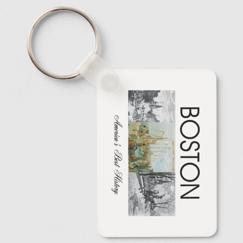 TOP Boston Keychain